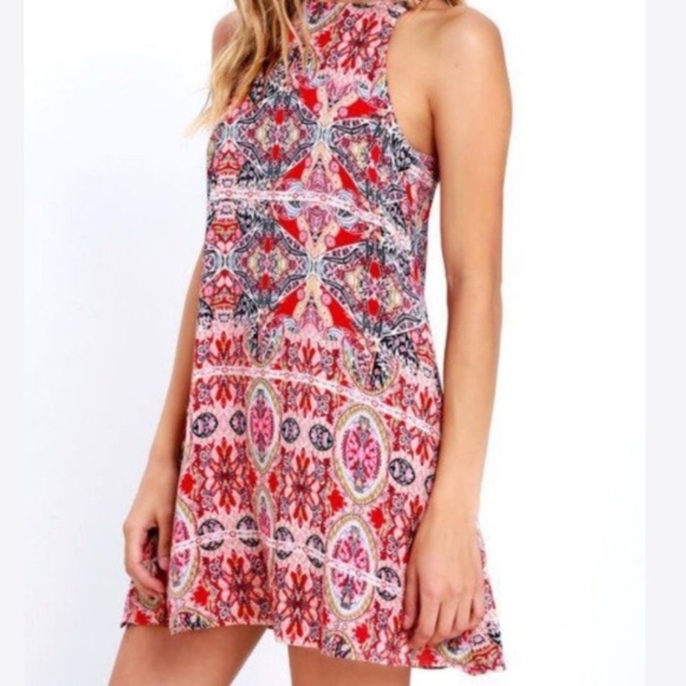 Lulu's Paisley Mini Dress